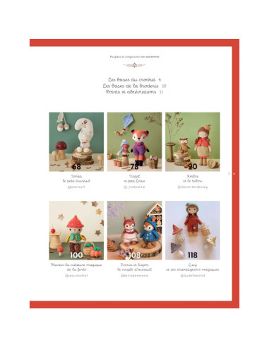 Livre poupées & amigurumis en automne