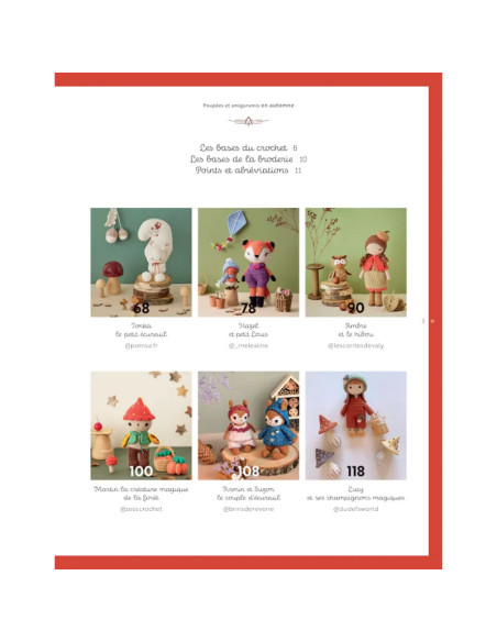 Livre poupées & amigurumis en automne