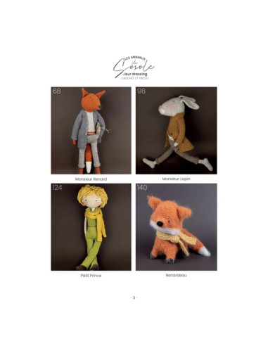 Livre les animaux de Sosole & leurs dressing