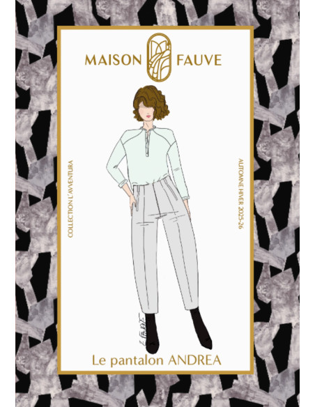 Patron de pantalon Andréa - Maison Fauve