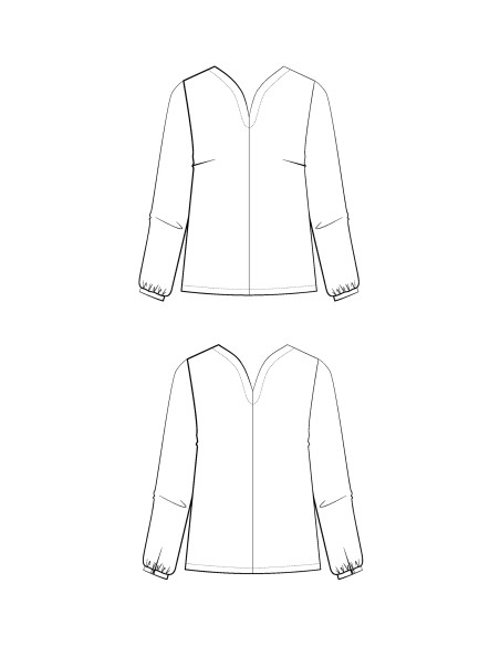 Patron de blouse Volata - Maison Fauve
