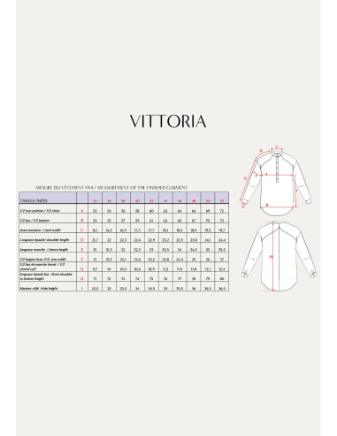 Patron de liquette Vittoria - Maison Fauve