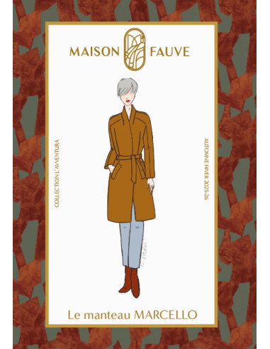 Patron de manteau Marcello - Maison Fauve