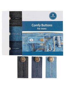 Boutons rallonge en métal Easy Fit pour jeans