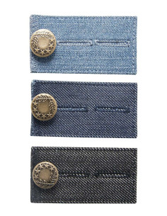 Boutons rallonge en métal Easy Fit pour jeans 2