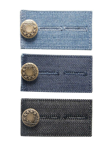 Boutons rallonge en métal Easy Fit pour jeans