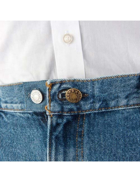 Boutons rallonge en métal Easy Fit pour jeans