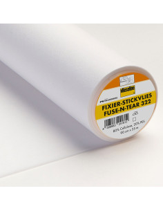 Vlieseline Fixier Stickvlies Brod´thermocollant blanc