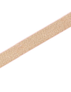 Elastique Color or rose 25 mm