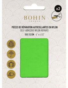 Pièces de réparation autocollantes en nylon Bohin - Vert pomme