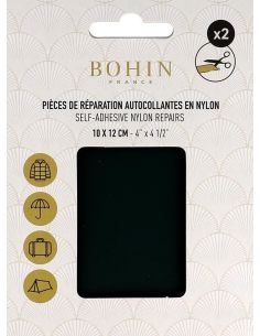 Pièces de réparation autocollantes en nylon Bohin - Vert foncé