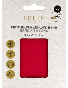 Pièces de réparation autocollantes en nylon Bohin - Rose fuchsia