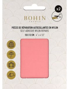 Pièces de réparation autocollantes en nylon Bohin - Rose pastel