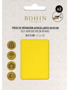 Pièces de réparation autocollantes en nylon Bohin - Jaune