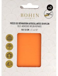 Pièces de réparation autocollantes en nylon Bohin - Abricot
