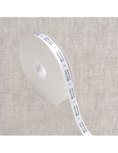 Ruban étiquettes composition - 100% polyester