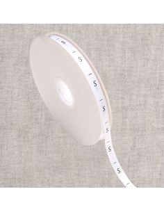 Ruban étiquettes tailles - Blanc 2