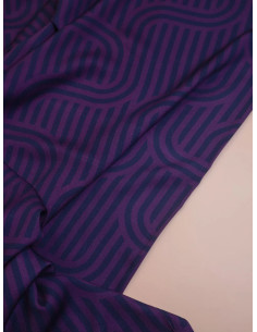 Tissu twill viscose Ziggy - Violet 2