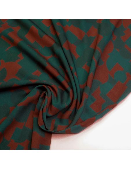 Tissu twill viscose - Geomania