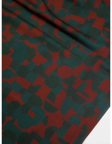 Tissu twill viscose - Geomania