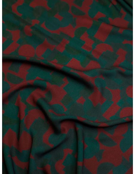 Tissu twill viscose - Geomania