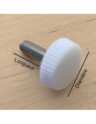 Vis pour recouvreuse - M4 10 mm