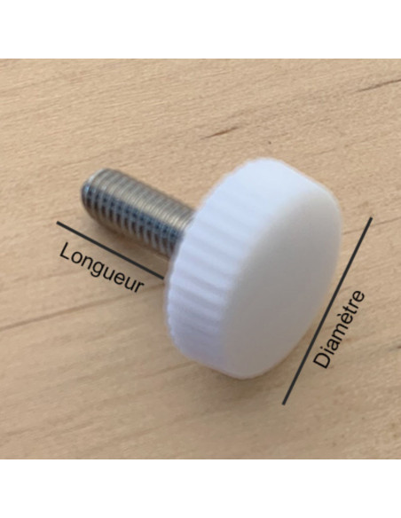 Vis pour recouvreuse - M4 10 mm