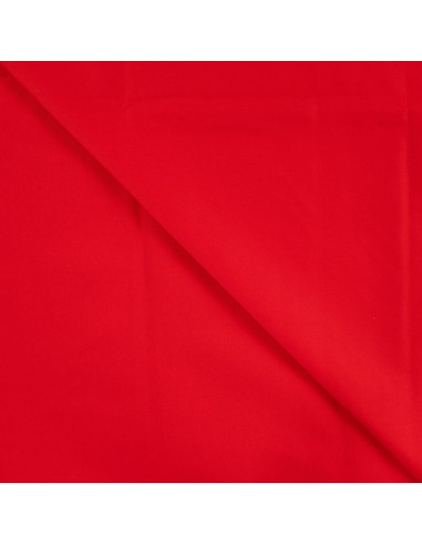 Tissu twill toile de travail - Rouge
