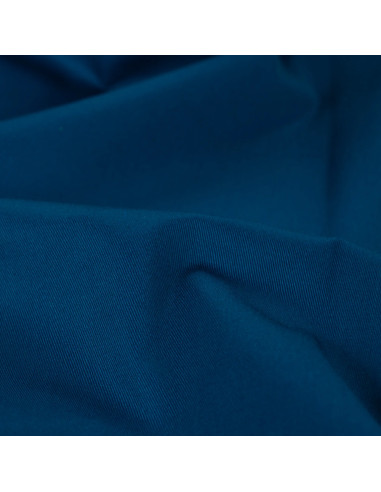 Tissu twill toile de travail - Bleu pétrole