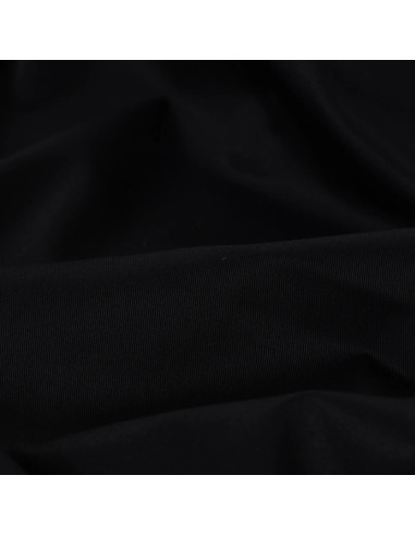 Tissu twill toile de travail - Noir