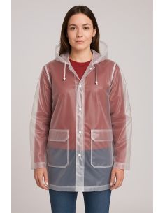 Tissu toile imperméable pour ciré - Transparent 2