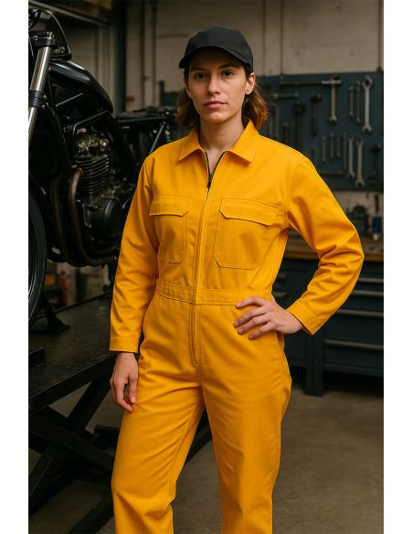 Tissu twill toile de travail - Jaune