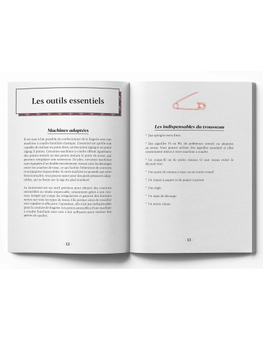 Livre petit précis de couture de lingerie