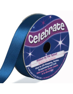 Ruban satin Celebrate bleu roy - 13 mm x 6 mètres