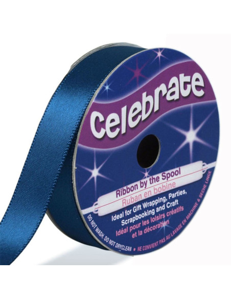 Ruban satin Celebrate bleu roy - 13 mm x 6 mètres