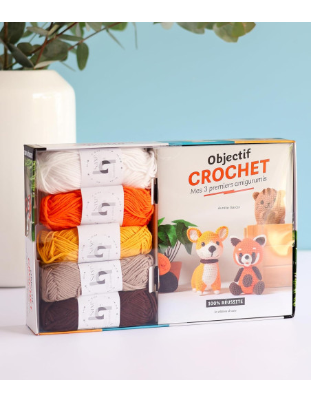 Coffret objectif crochet - Mes 3 premiers amigurumis