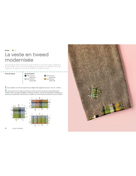 Livre réparer, broder, customiser