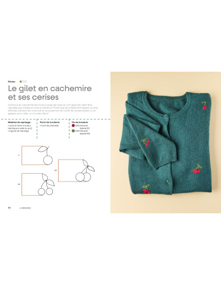 Livre réparer, broder, customiser