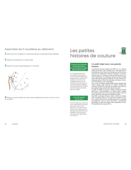 Livre réparer, broder, customiser