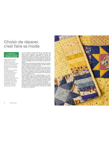 Livre réparer, broder, customiser