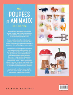 Livre mini poupées et animaux en feutrine 2