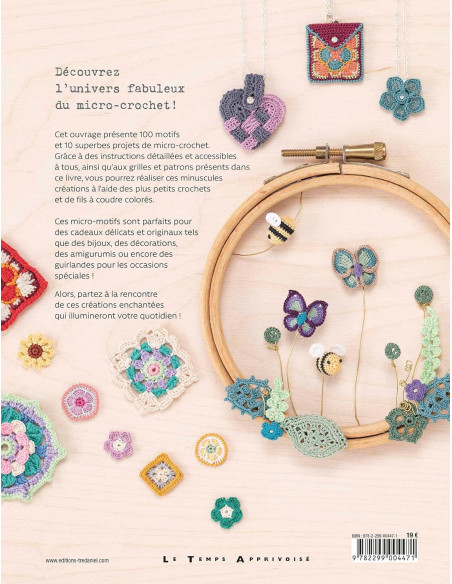 Livre 100 motifs de micro crochet