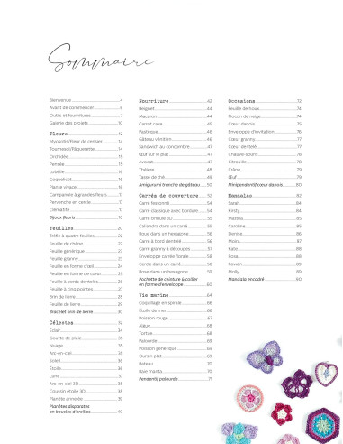 Livre 100 motifs de micro crochet