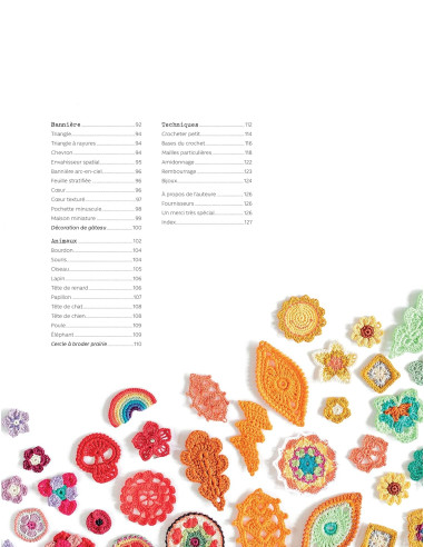 Livre 100 motifs de micro crochet