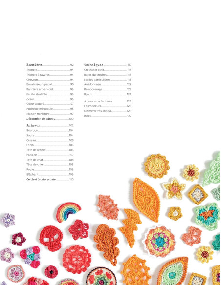 Livre 100 motifs de micro crochet