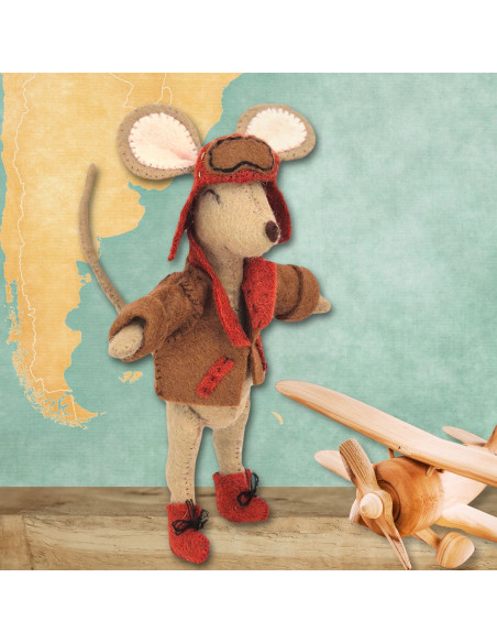 Mini kit feutrine - Petite souris folklorique