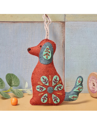 Mini kit feutrine - Chiens folklorique