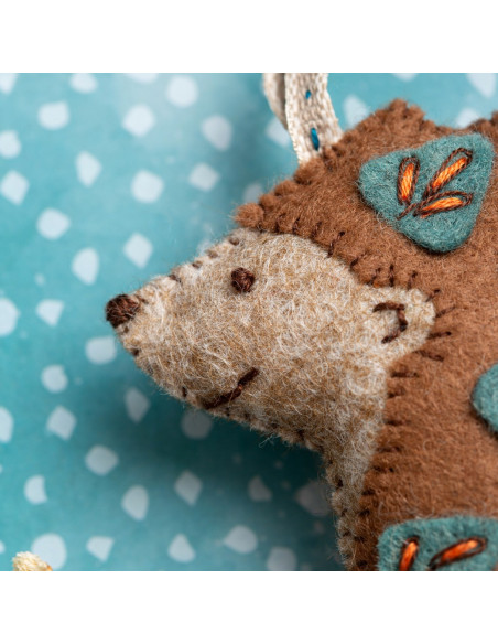 Mini kit feutrine - Hérisson folklorique