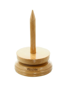 Support pelote de laine en bois Rascol