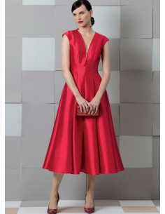 Patron de robe et faux plastron - Vogue 9292